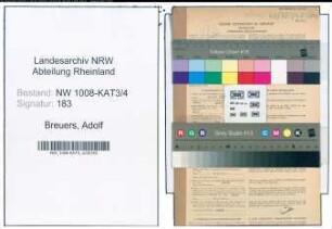 Entnazifizierung Adolf Breuers , geb. 26.11.1904 (Kaufmann)