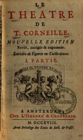 Le theatre de T. Corneille, 1