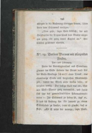 Nro. 13. Berliner Marmor mit glänzenden Flecken