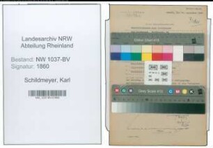 Entnazifizierung Karl Schildmeyer , geb. 24.05.1886 (Moebelfabrikant)