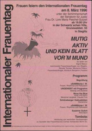 Mutig, aktiv und kein Blatt vor den Mund