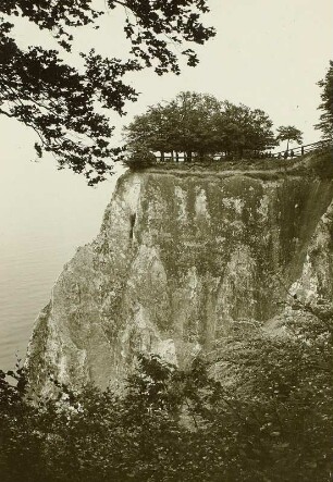 Insel Rügen. Der Königsstuhl. (Höchster Punkt (133 m) des Vorgebirges Stubbenkammer)