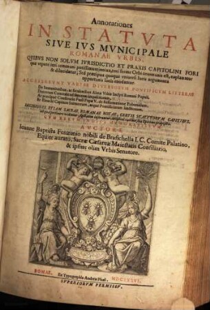 Annotationes in statuta sive ius municipale Romanae urbis