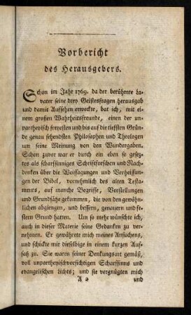 III-VI, Vorbericht