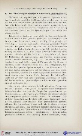 VI. Die halbisotropen flüssigen Kristalle von Ammoniumoleat