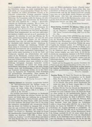 323-324 [Rezension] Palästina-Jahrbuch des deutschen evangelischen Instituts für Altertumswissenschaft des Heiligen Landes zu Jerusalem ; 22. Jahrg., 1926