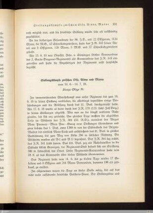 Stellungskämpfe zwischen Oise, Aisne und Marne