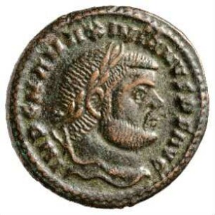 Münze, Follis, 295 - 296 n. Chr.