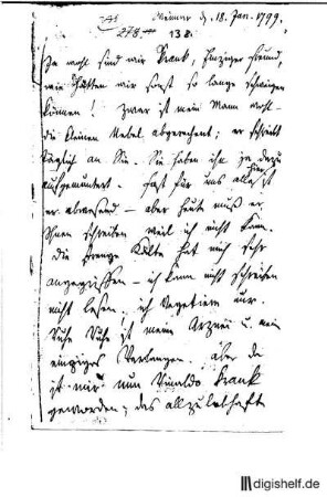 138: Brief von Luise Herder und Caroline Herder an Johann Wilhelm Ludwig Gleim : Carolina (genannt Caroline) Maria Herder