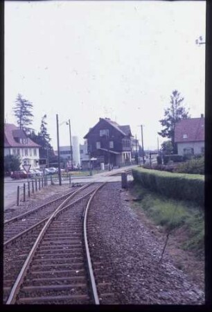 Einfahrt Bf. brackenheim mit Anschluss Lagerhaus