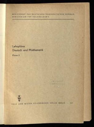 1970: Klasse 3