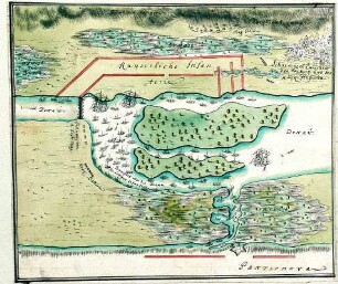WHK 17 Krieg zwischen den Türken, dem Kaiser und Venedig: Truppentransports über die Donau bei Pantschowa, 1717