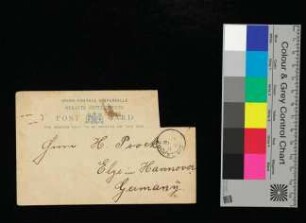Postkarte von Poock an H. Poock in Elze