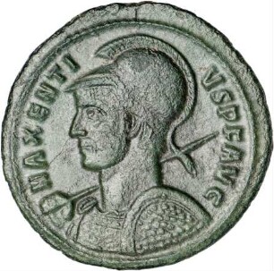 Münze, Halbfollis, 309 - 312