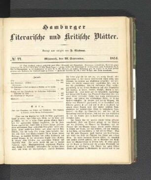 No. 77. 27. September 1854