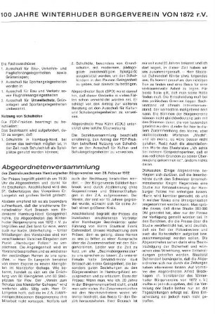 Abgeordnetenversammlung ... vom 28. Februar 1972