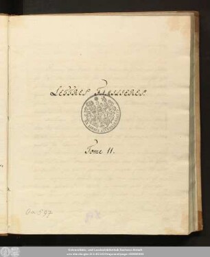11: Lettres Familières