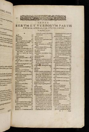 Index rerum et verborum