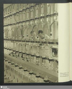 Teilapparatur für eine biologische Arbeitsmethode
