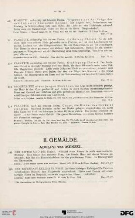 II. Gemälde. (No. 335-390)