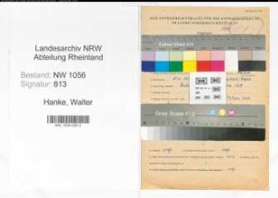 Entnazifizierung Walter Hanke , geb. 05.02.1913 (Beamter)