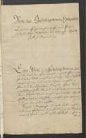 Brief von Hermann Gottlieb Hornschuch an Regensburgische Botanische Gesellschaft