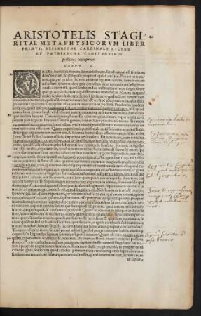 Aristotelis Stagiritae Metaphysicorum Liber ...