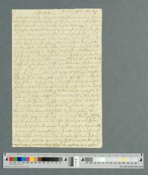 Brief von Jenny von Laßberg, Meersburg 22. - 26.11.1845 [28.11.1845]