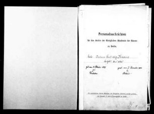 Knaus, Ludwig Philipp Christian - Historien- und Genremaler 1865 - Mai - 26