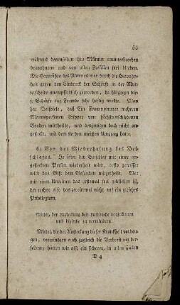 [Mittel, der Ansteckung vorzubauen.]