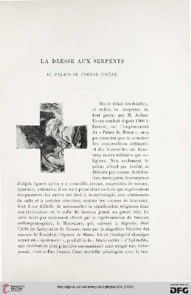 3. Pér. 32.1904: La déesse aux serpents au Palais de Cnosse (Crète)