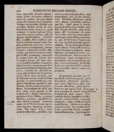 234-236, Et quomodo non certo permittere sibi de nobis Virgo potest, ...