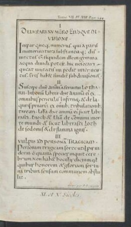 Tafel XXII.: XI. et Xe. Siecles.