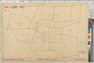Hilbeck (Werl), Umlegung Hilbeck, Bl.7 Zuteilungskarte Hilbeck Flur 7