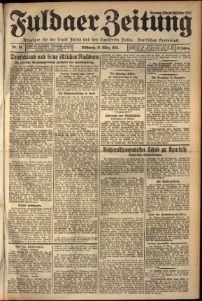 Ausgabe vom Mittwoch, den 21. März 1928.