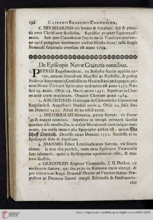 De Episcopis Novae Civitatis omnibus