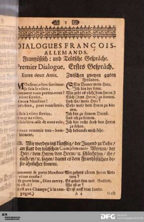 Dialogues François-Allemands.