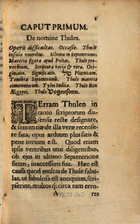 Svenonis Karlstromii De Thule Veterum, Et Hyperboreis Dissertatio