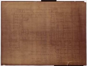 Schloss Posen, Posen Umbau: Möblierungsplan UG 1:100