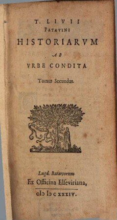 Titi Livii Historiarum Libri : ex recensione Heinsiana, 2