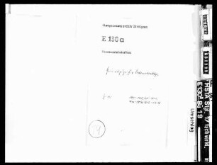 Grundzüge für Ordensvorschläge
