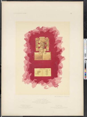 (Tamano natural.) 1. Anverso. 2. Reverso. Coleccion del Museo Nacional.