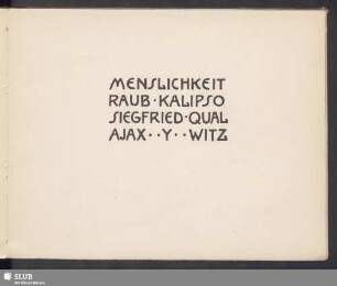 Künstlerische Schrift