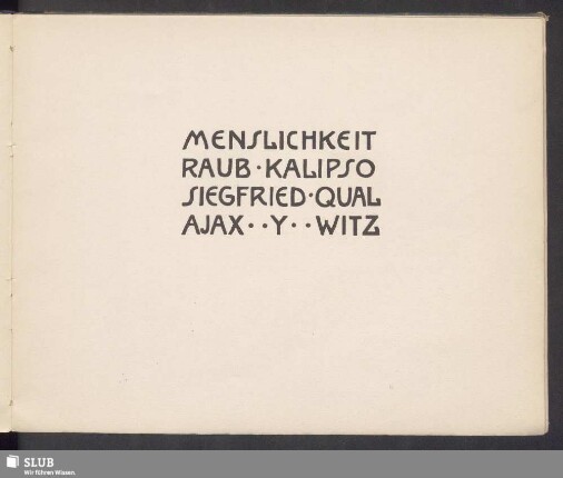 Künstlerische Schrift