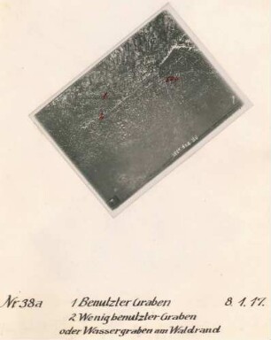 Foto von unbekannten Gräben (Luftbild)