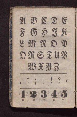 Buchstaben, Zeichen, Zahlen