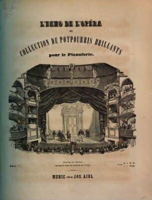 L' écho de l'opéra : ou collection de potpourris brillants sur des thèmes les plus favoris des nouveaux opéras ; arrangés pour le piano, 54. Die vier Haimonskinder