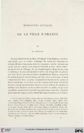 11: Monuments antiques de la Ville d'Orange, [2]