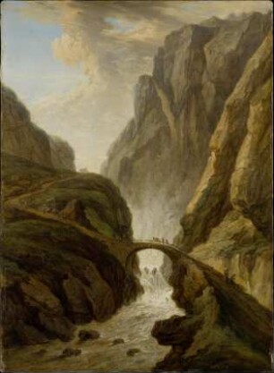 Teufelsbrücke auf der Sankt Gotthardstraße