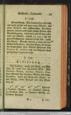 Vom Quadrat-Maße